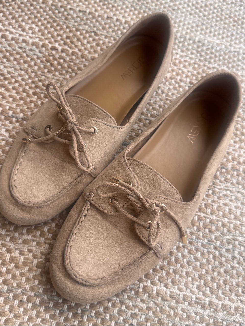 J.Crew Alicia Boat Shoes – Size 7M – Beige/Taupe NWOT try on only